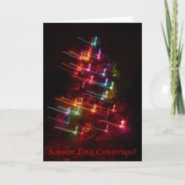 Suena como el navidad - tarjeta temática de la