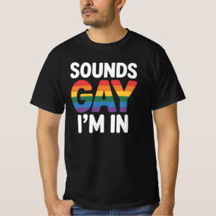 Suena Gay Estoy Dentro Camisetas Orgullo Gay Hombr