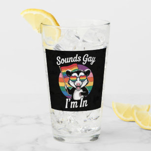 Suena gay estoy en zarigüeya divertido orgullo LGB