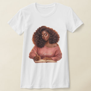 Sueña. Inspira. Crece. Camiseta gráfica para mujer