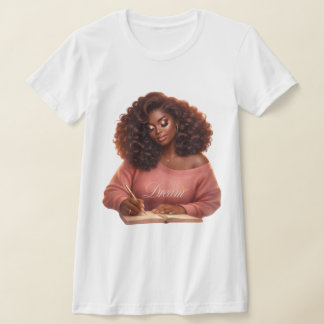 Sueña. Inspira. Crece. Camiseta gráfica para mujer