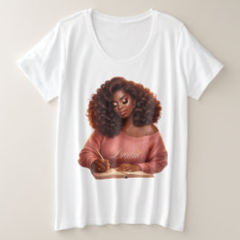 Sueña. Inspira. Crece. Camiseta gráfica para mujer