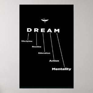 SUEÑA, regalo para emprendedores, Póster motivacio