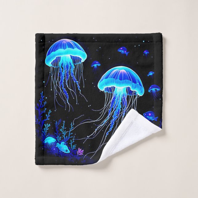 Sueño bioluminiscente de medusas (Toallita)