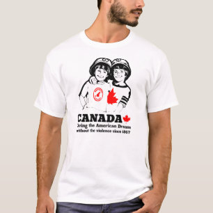 Sueño canadiense - camisa divertida del día de