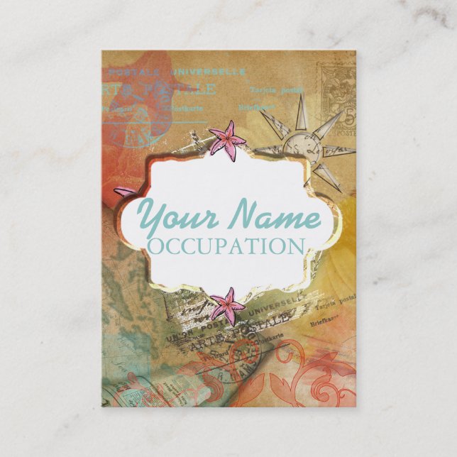 Sueño caribeño - Tarjeta de visita (Anverso)