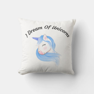 Sueño Con El Cojín decorativo De Unicornios