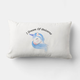 Sueño Con La Almohada Lumbar De Unicornios