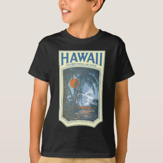 Sueño con la camiseta de manga corta oscura del
