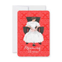 Sueño con usted tarjeta del día de San Valentín