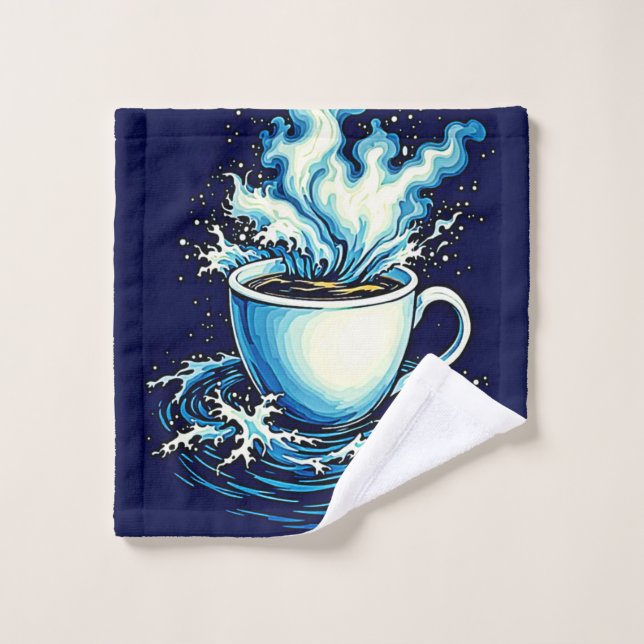 Sueño de café oceánico (Toallita)