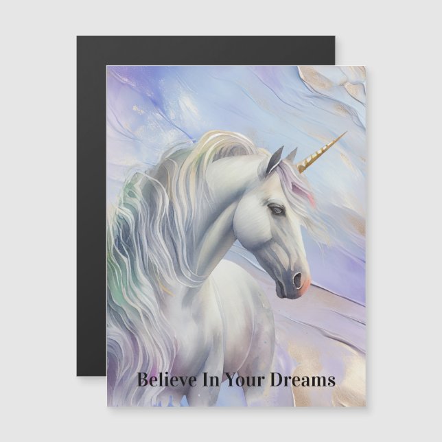 Sueño de oro morado Unicornio (Anverso/Reverso)