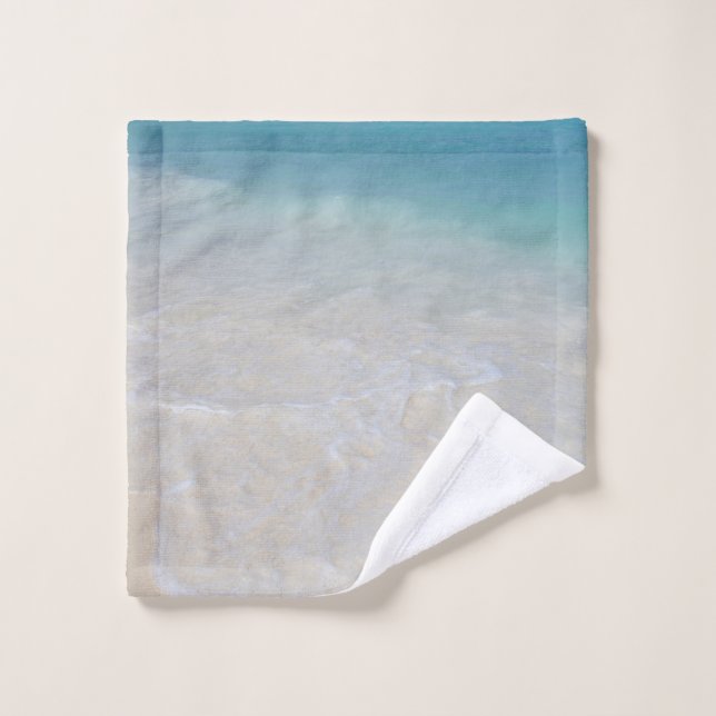Sueño de playa del océano Caribe 7 (Toallita)