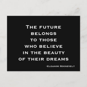Sueño de postales, créanlo, postal motivacional