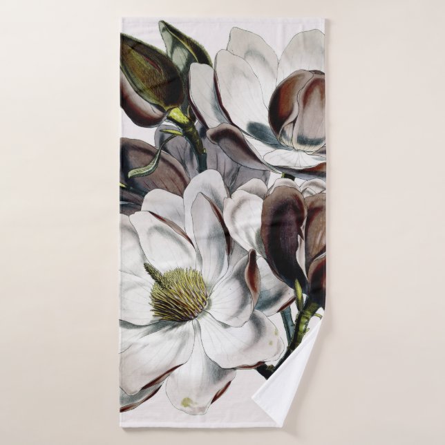 Sueño del chocolate de la magnolia (Toalla de baño)