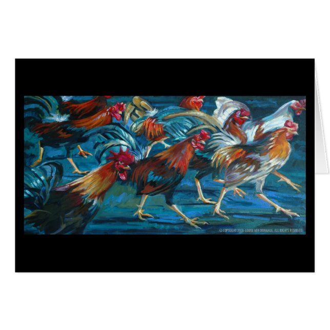 Sueño del poder del gallo (Anverso (Horizontal))