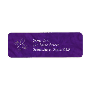 Sueño en etiquetas de dirección Amethyst