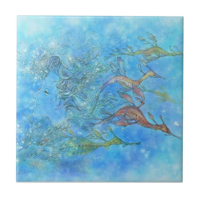 Sueño en la teja de las mareas del Aquamarine (Frente)