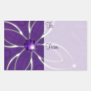 Sueño en pegatinas Amethyst de la etiqueta del
