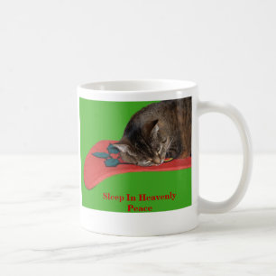 Sueño en taza de café divina de la paz