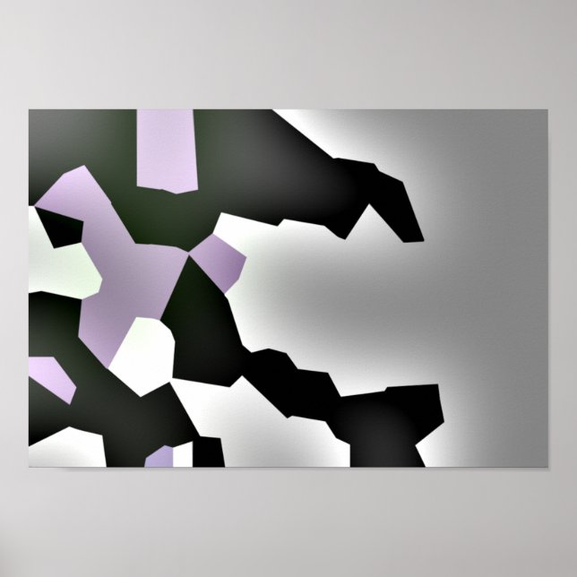 "Sueño Fragmentado" Arte de resumen digital (Frente)