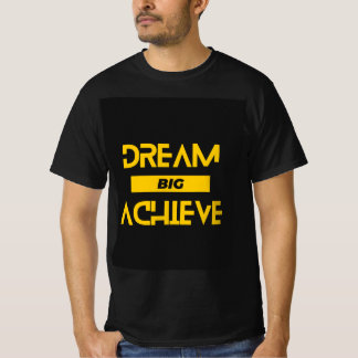 Sueño grande, logro: Camiseta motivacional para ho