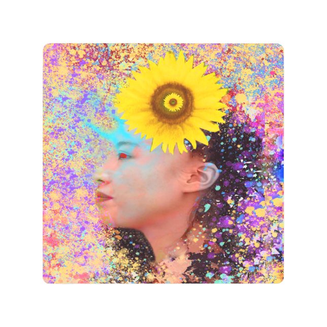 Sueño impresionista arte mural Metalizado (Anverso)