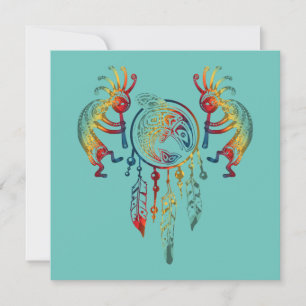 Sueño nativo americano de ballena Kokopelli 1