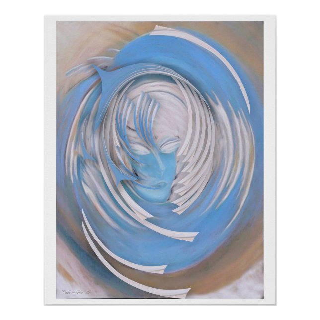 "Sueño o espíritu", brillante Poster (Anverso)