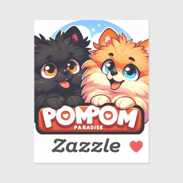 Sueño pegatina PomPomParadise (Hoja)