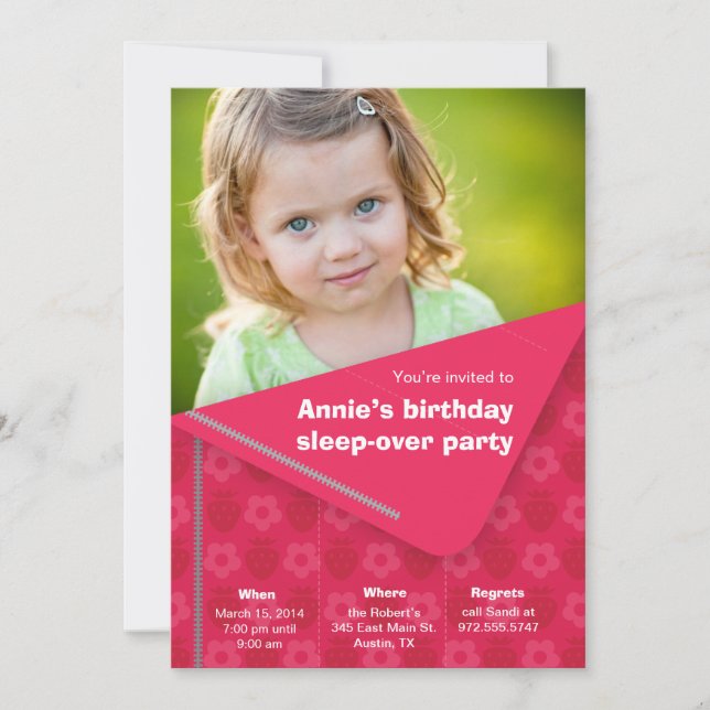 Sueño sobre las invitaciones del fiesta de los (Anverso)