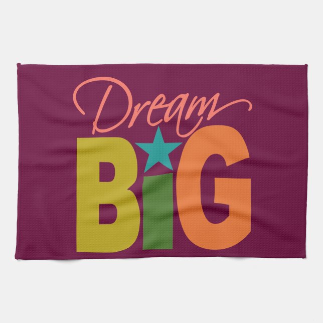 Sueño toallas de cocina personalizado GRANDES (Horizontal)