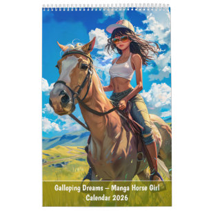 Sueños al Galope – Calendario Manga de Chica a Cab