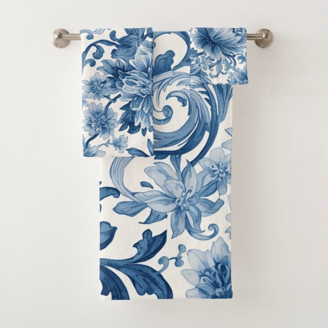 Sueños Azules | Chinoiserie Aquarela Floral (In situ)
