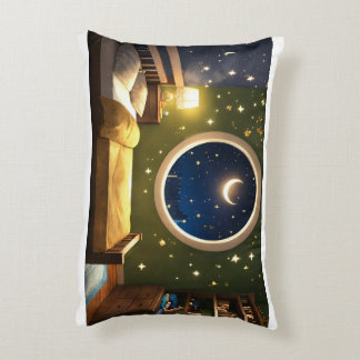 "Sueños celestes: almohada lunar y estrella"