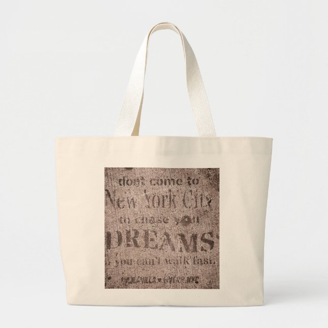"Sueños de acera-Pequeña Italia, Nueva York" Bolsa (Frente)