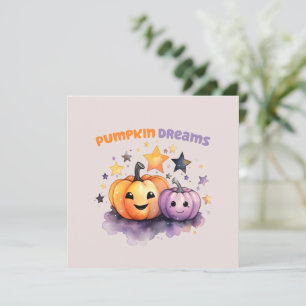 Sueños de calabaza - Púrpura y Naranja lindo Paste