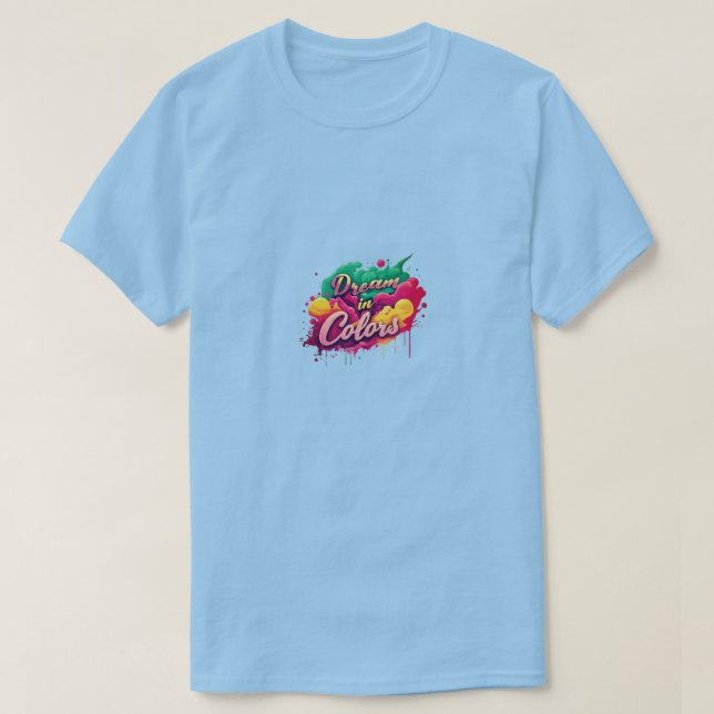 Sueños de camiseta de colores (Diseño del anverso)