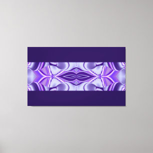 Sueños de flores moradas, arte de arcoiris abstrac