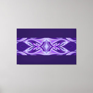 Sueños de flores moradas, arte de arcoiris abstrac