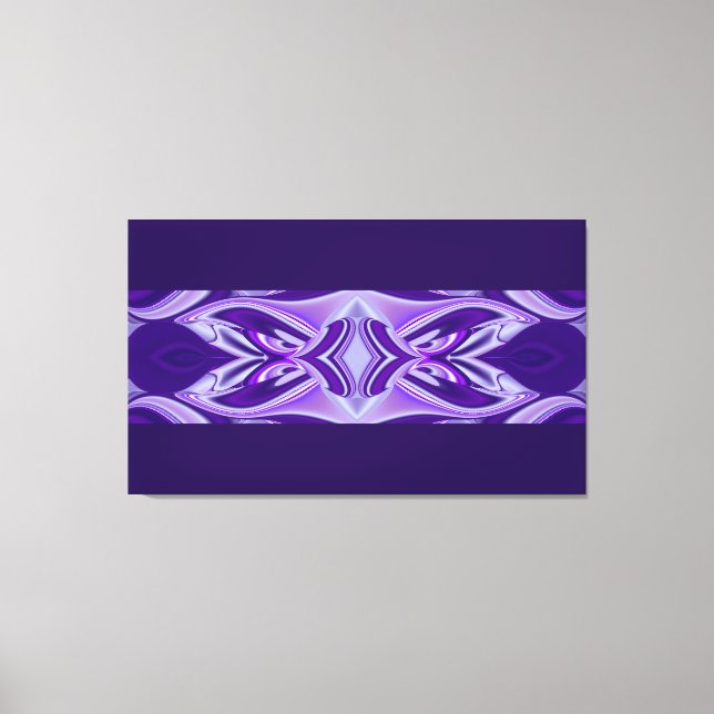 Sueños de flores moradas, arte de arcoiris abstrac (Anverso)