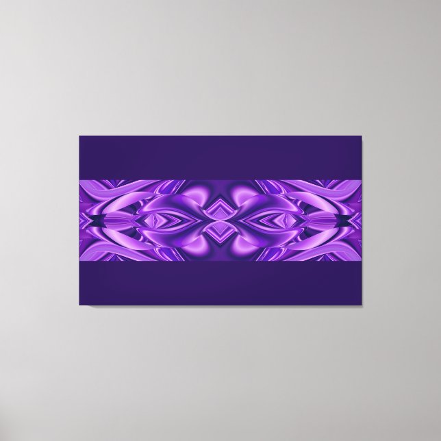 Sueños de flores moradas, arte de arcoiris abstrac (Anverso)