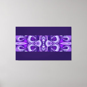 Sueños de flores moradas, arte de arcoiris abstrac