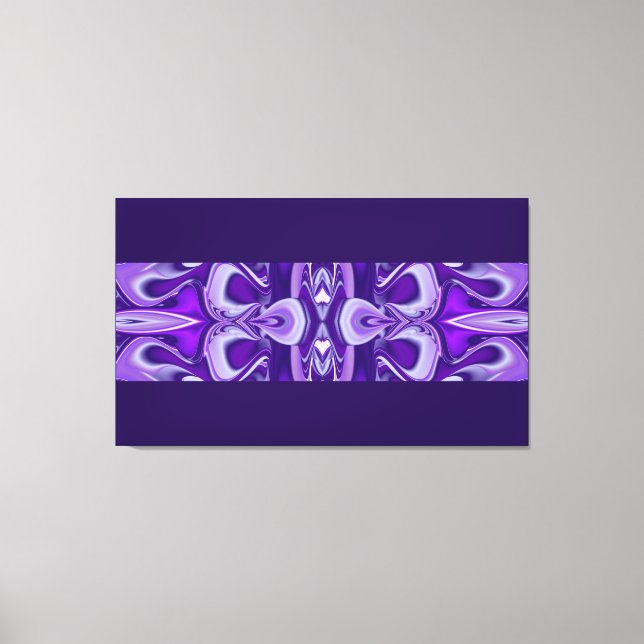 Sueños de flores moradas, arte de arcoiris abstrac (Anverso)