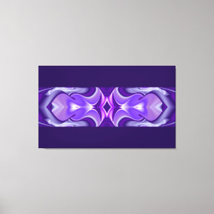 Sueños de flores moradas, arte de arcoiris abstrac