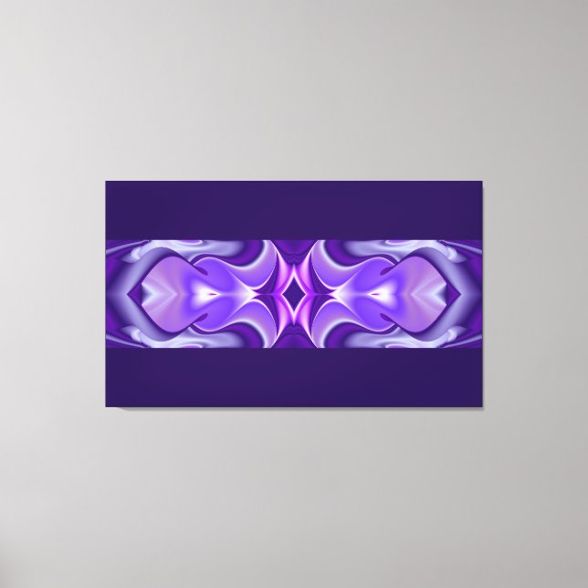 Sueños de flores moradas, arte de arcoiris abstrac (Anverso)