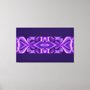 Sueños de flores moradas, arte de arcoiris abstrac