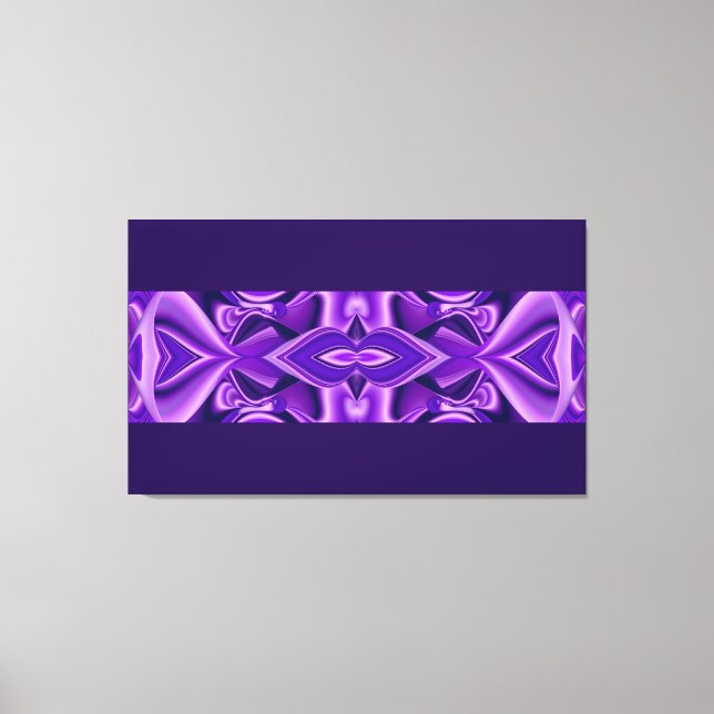 Sueños de flores moradas, arte de arcoiris abstrac (Anverso)