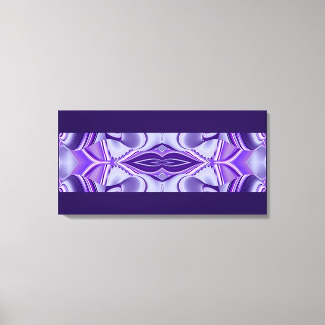 Sueños de Flores Moradas, Arte de Fantasía Abstrac (Anverso)