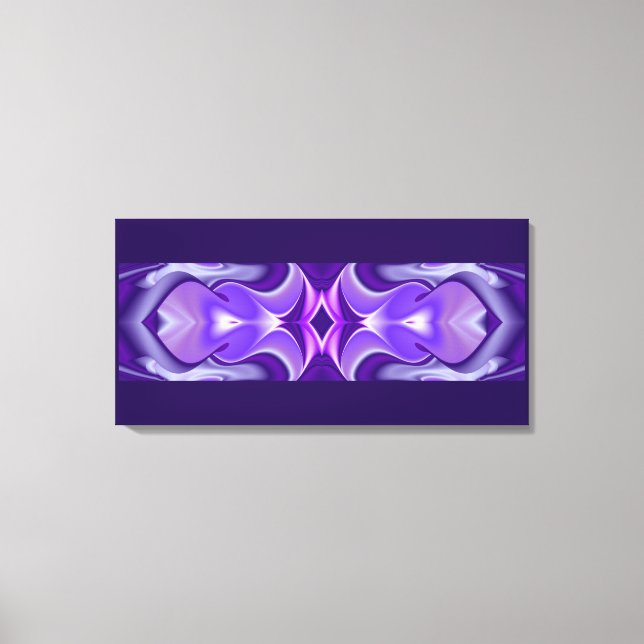 Sueños de Flores Moradas, Arte de Fantasía Abstrac (Anverso)